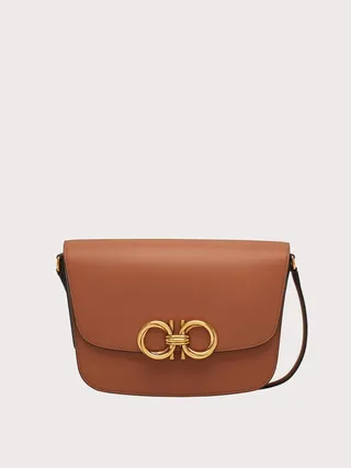 Ferragamo Women Trapezio crossbody bag Brown