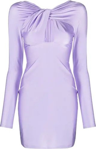 Twisted Cut-Out Minidress