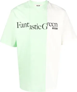 Fantastic Green two-tone T-shirt