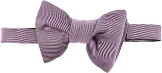 Hook-Fastening Silk Bow Tie