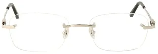 Cartier Rectangle-Frame Rimless Glasses