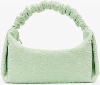 Alexander Wang Women's Scrunchie Small Bag In Jacquard Velour Mojito
