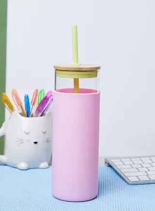 Tumbler With Straw