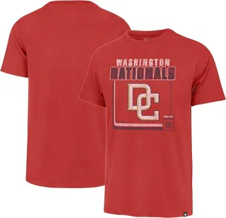 Men's '47 Brand Red Washington Nationals Borderline Franklin T-shirt