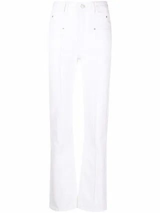 Seam Detailed Bootcut Jeans
