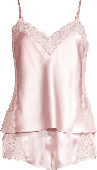 Eliza Two-Piece Satin Camisole Short Set