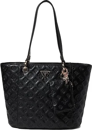 GUESS Noelle Small Elite Tote (Black 2) Tote Handbags