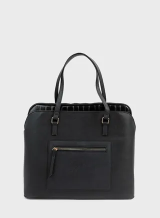 Front Pocket Zip Lock Totes