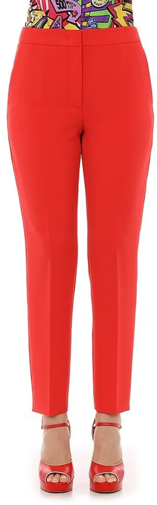 Moschino Mid-Rise Tailored Cropped Pants