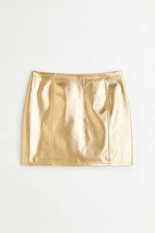Twill Mini Skirt