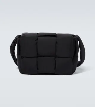 Padded Tech Cassette woven shoulder bag