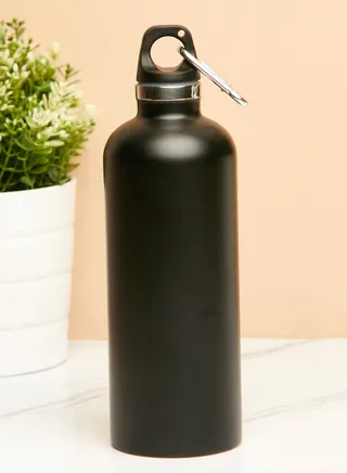 Black Travel Water Bottle