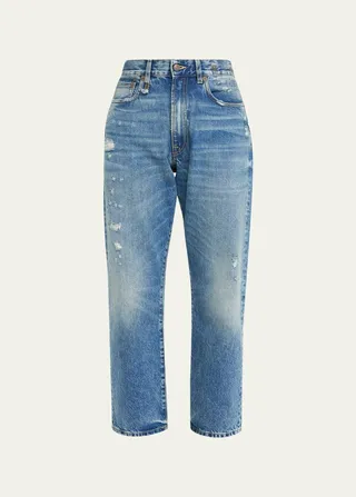 Distressed Boyfriend Jeans