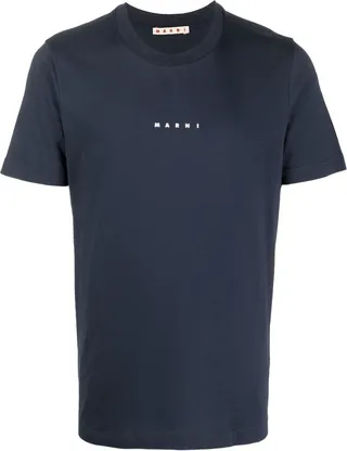 logo-print cotton T-shirt