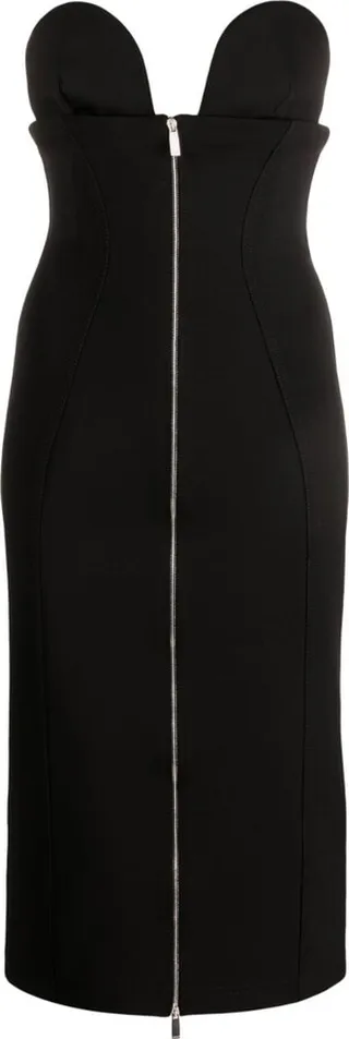 Strapless Midi Dress