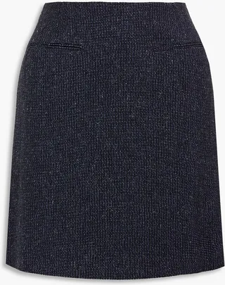 Tweed mini skirt