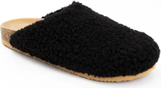 Ultra Womens Faux Fur Comfort Insole Clogs