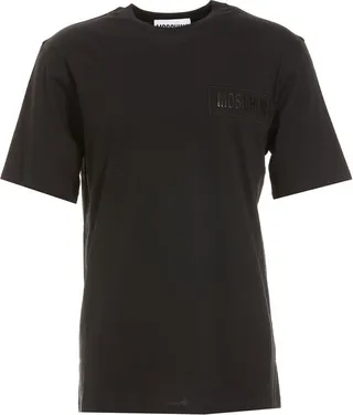 Moschino Logo-Printed Crewneck T-Shirt