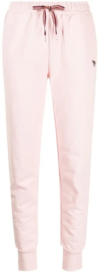 Drawstring-Waist Cotton Track Pants