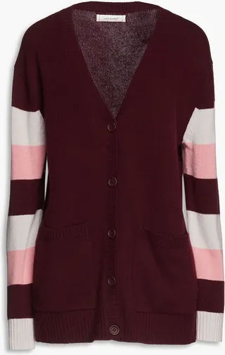 Wool and cashmere-blend cardigan