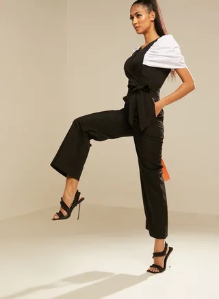 11:11 Colourblock Belted Jumpsuit