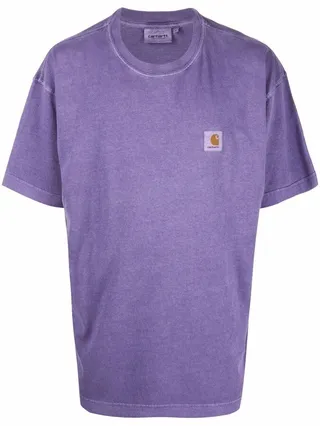 Nelson logo-patch cotton T-shirt