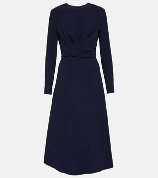 Elta crepe midi dress
