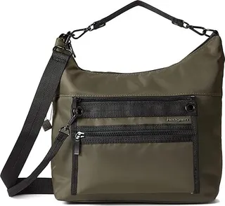 Hedgren Angelina - Sustainably Made 2-in-1 Shoulder Bag (Olive Night) Hobo Handbags