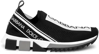 Sorrento Logo Tape Knit Sneakers