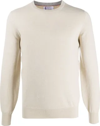 Neutral Cashmere Sweater