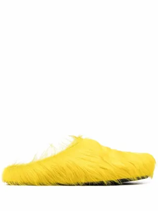 Calf Hair Slippers