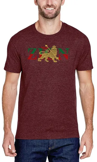 Men's Premium Blend Word Art Zion-One Love T-shirt