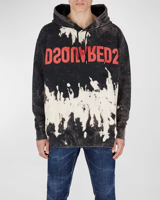 Men's Tie-Dye Reverse Logo Hoodie