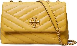 Kira Chevron Leather Convertible Shoulder Bag