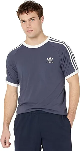 adidas Originals 3-Stripes Tee (Shadow Navy) Men's T Shirt
