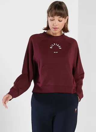 Relaxed Sueded Sweatshirt