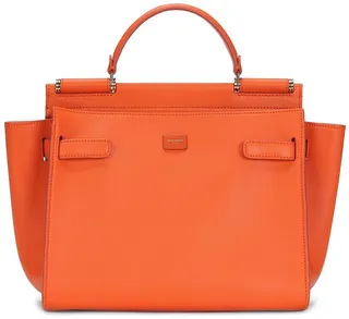 medium Sicily leather shoulder bag