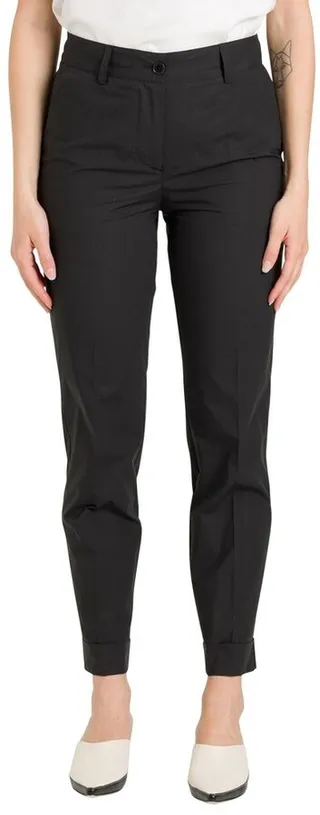 P.A.R.O.S.H. Floral Printed Straight Leg Trousers