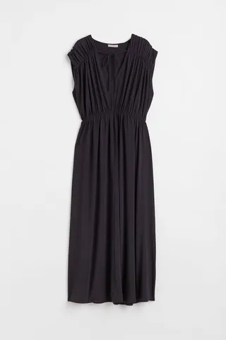 Long Gathered Dress