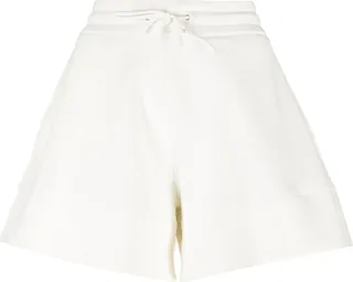 Wide-Leg Track Shorts