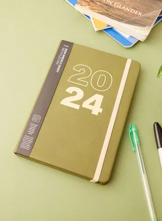 2024 A5 Weekly Buffalo Diary Recycled Mix