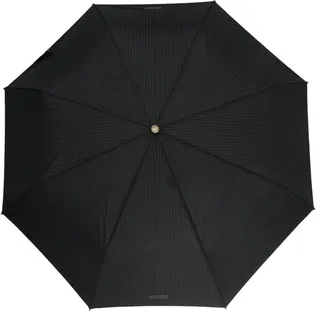 Moschino Striped Compact Umbrella