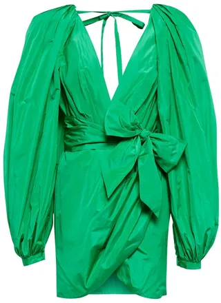 Taffeta minidress