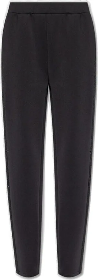Emporio Armani High-Waist Straight-Leg Trousers