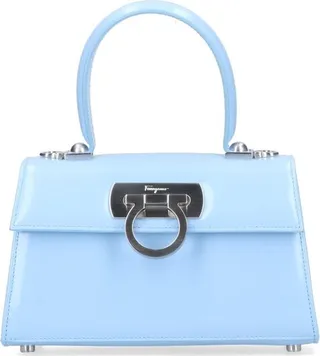 Salvatore Ferragamo Iconic Foldover Top Tote Bag