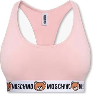 Moschino Teddy Bear Scoop Neck Sports Bra