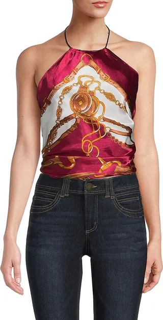 Halter Scarf Top