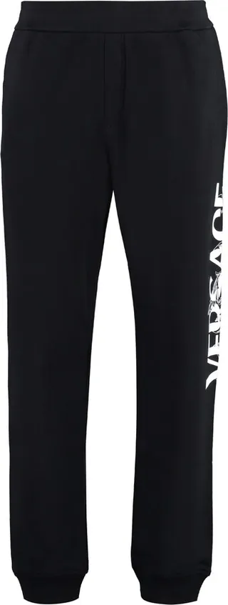 Logo Detail Cotton Track-pants