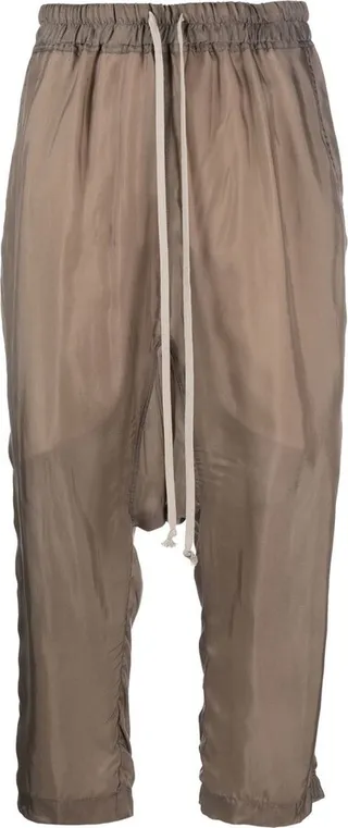 Drawstring Cropped Trousers