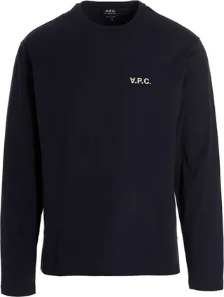 A.P.C. Logo-Printed Long-Sleeved T-Shirt